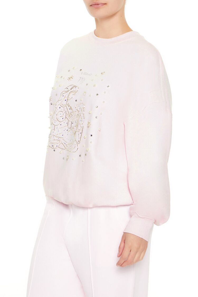  Forever 21 Beaded Virgo Pullover - blossom multi - Bonton