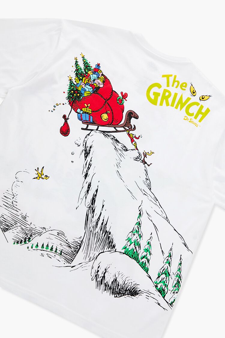  Forever 21 How The Grinch Stole Christmas Tee - white multi - Bonton