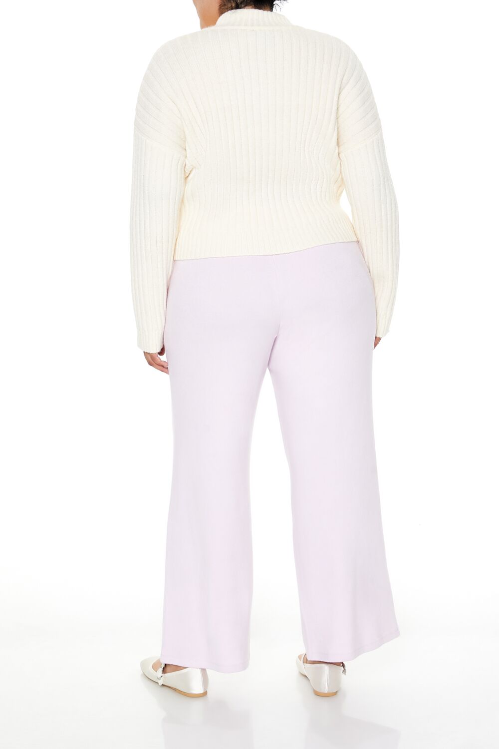  Forever 21 Plus Size High-Rise Wide-Leg Pants - blossom - Bonton