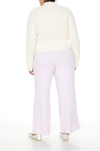 Plus Size High-Rise Wide-Leg Pants