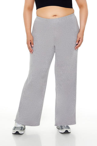 Plus Size High-Rise Wide-Leg Pants