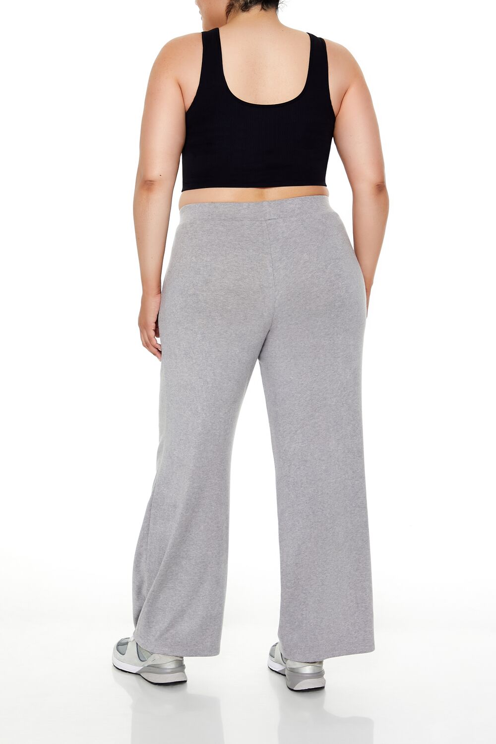  Forever 21 Plus Size High-Rise Wide-Leg Pants - blossom - Bonton