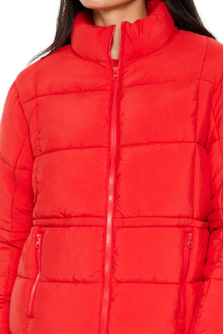 Quilted Zip-Up Puffer Jacket