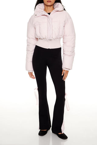Quilted Cropped Puffer Jacket