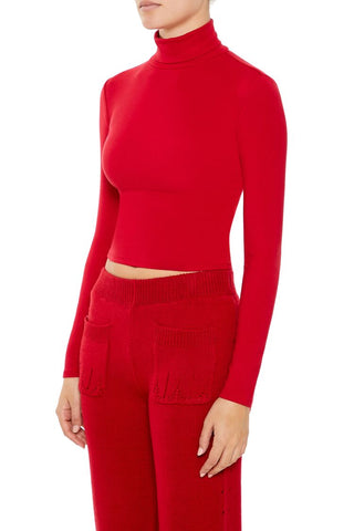 Turtleneck Crop Top