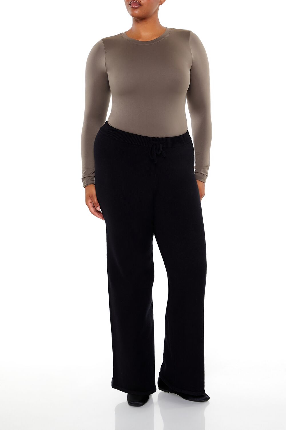  Forever 21 Plus Size Seamless Thong Bodysuit - black - Bonton