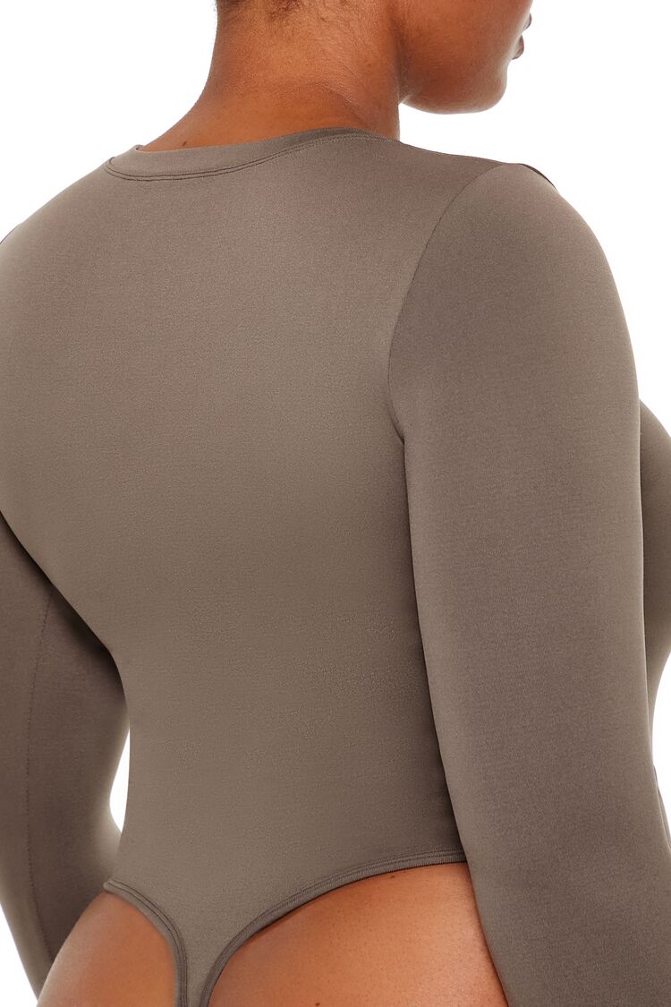  Forever 21 Plus Size Seamless Thong Bodysuit - black - Bonton