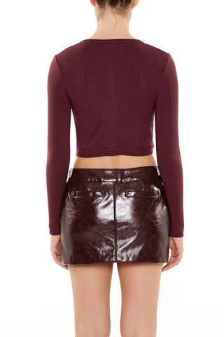 Cropped Cardigan Sweater