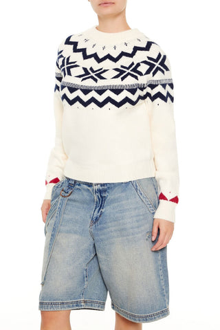 Geo Print Sweater