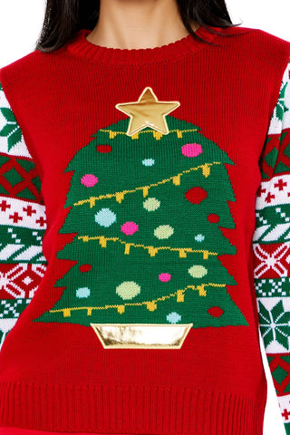 Fair Isle Christmas Tree Sweater