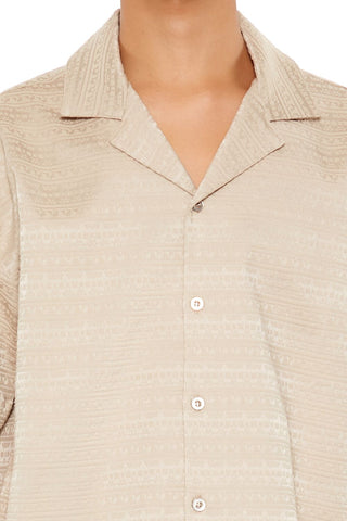 Striped Drop-Sleeve Shirt