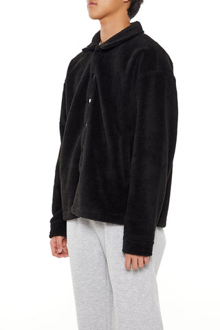Plush Drop-Sleeve Shacket