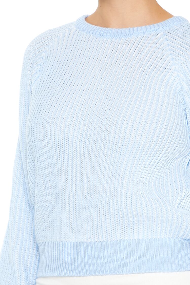  Forever 21 Striped Ribbed Knit Sweater - black white - Bonton