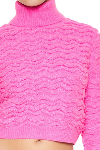 Turtleneck Cropped Sweater