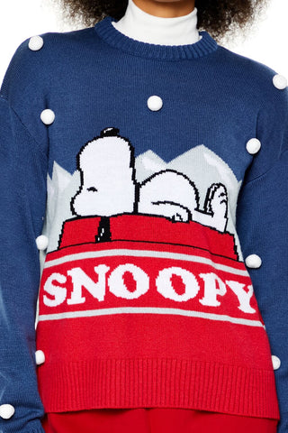 Pom Pom Snoopy Sweater