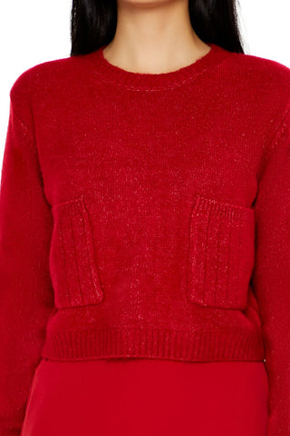 Cropped Crew Sweater