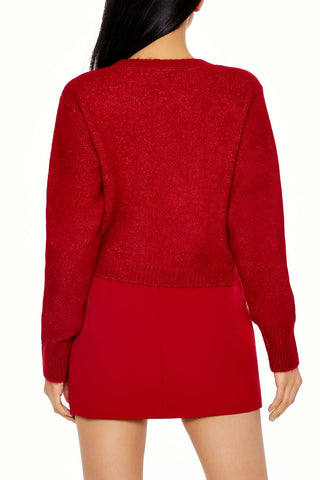 Cropped Crew Sweater