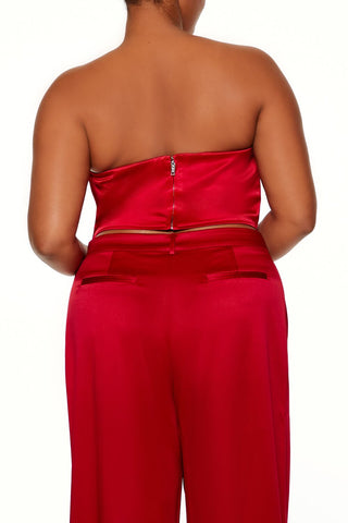 Plus Size Sweetheart Bustier Tube Top