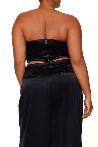 Plus Size Sweetheart Bustier Tube Top