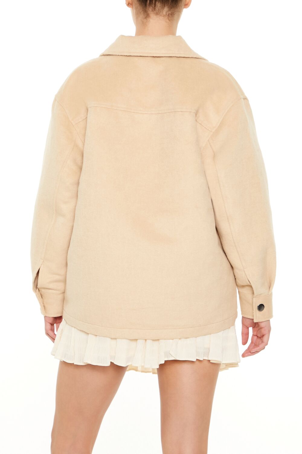  Forever 21 Plus Size Faux Suede Shacket - black-swatch - Bonton