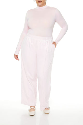 Plus Size Seamless Mock Neck Bodysuit