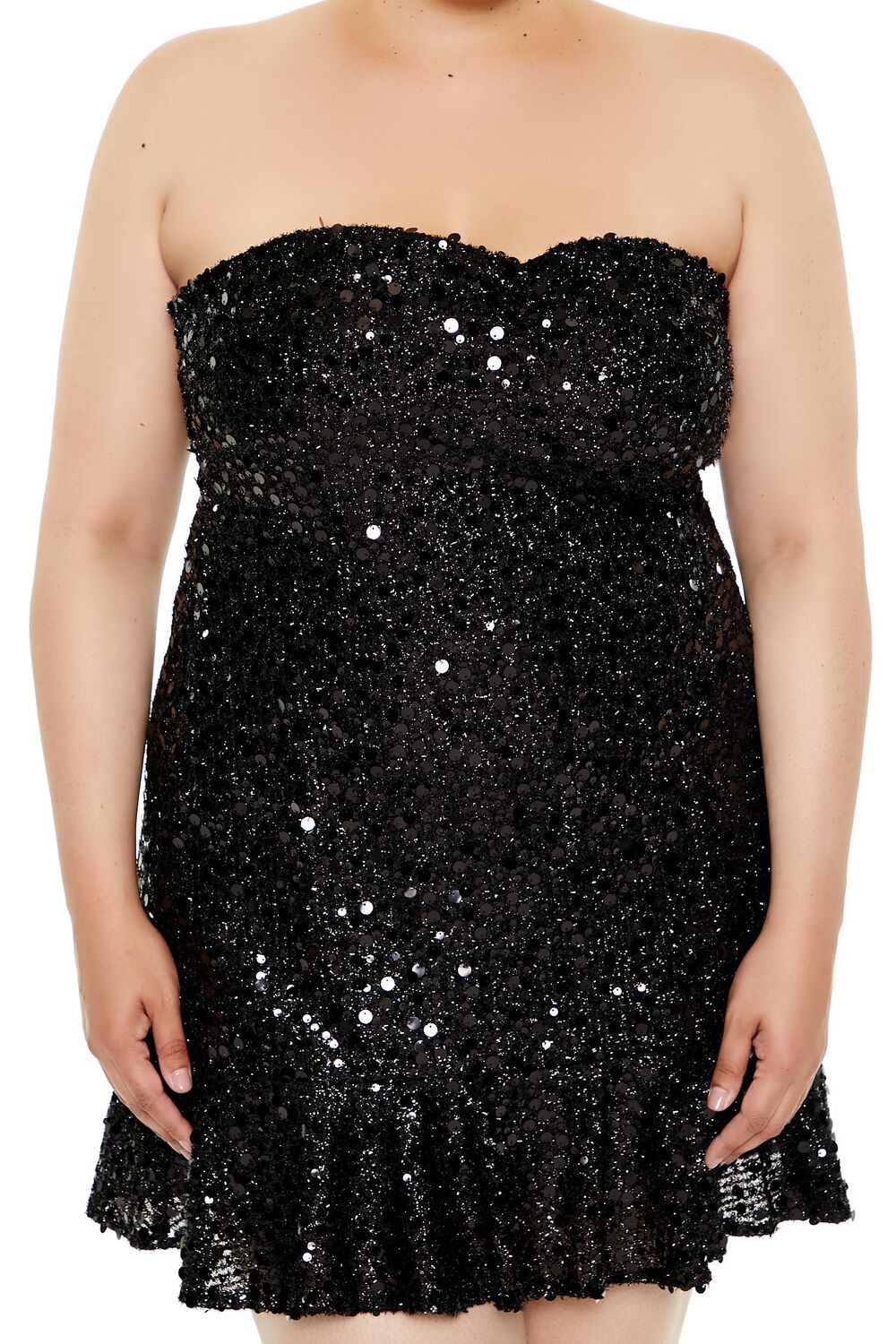 hot pink sequin mini dress Forever 21 Women's Sequin Bodycon Mini Dress in Black/Black Medium