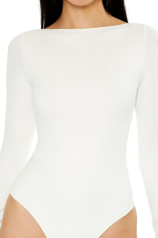 Seamless Open-Back Thong Bodysuit