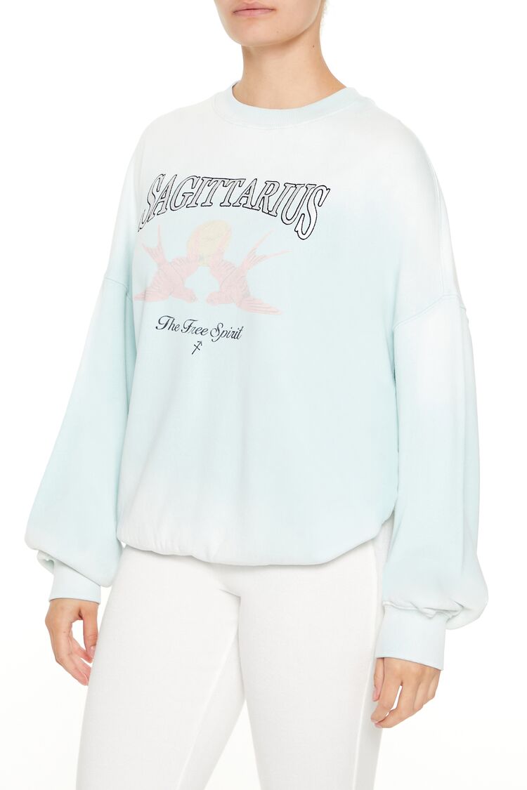  Forever 21 Sagittarius Graphic Pullover - seafoam multi - Bonton