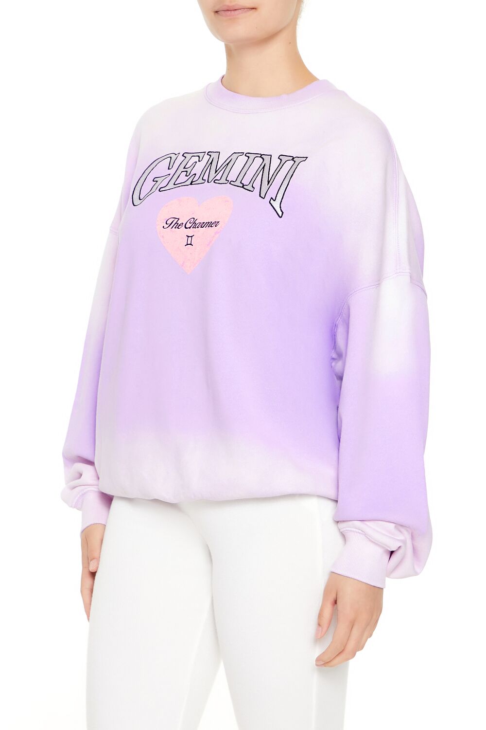  Forever 21 Gemini The Charmer Pullover - lavender multi - Bonton