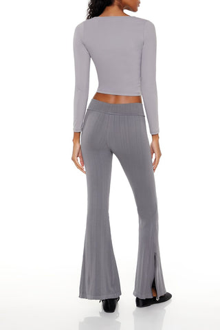 Seamless High-Rise Flare Pants