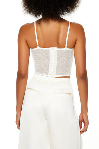 Lace Cropped Bustier Cami