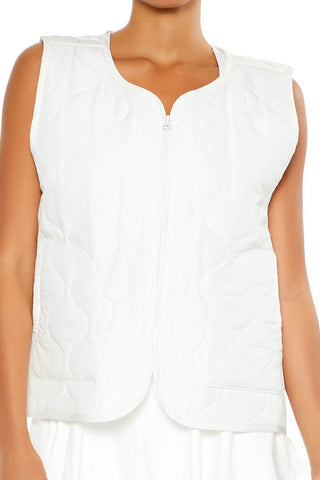 Active Quilted Zip-Up Vest