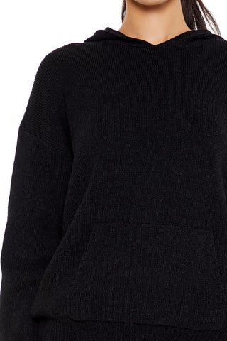 Hooded Drop-Sleeve Sweater