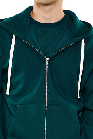 Fleece Core Athletic Zip-Up Hoodie
