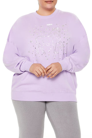 Plus Size Beaded Aries Pullover