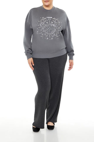 Plus Size Beaded Cancer Pullover