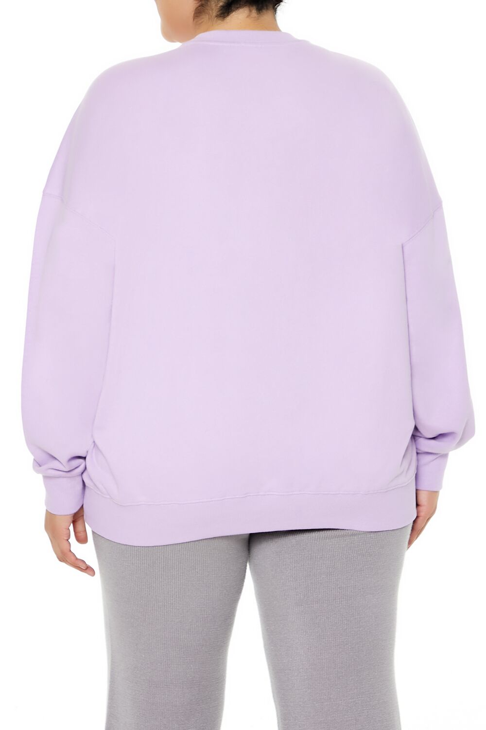  Forever 21 Plus Size Beaded Leo Pullover - lavender multi - Bonton