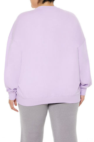 Plus Size Beaded Leo Pullover