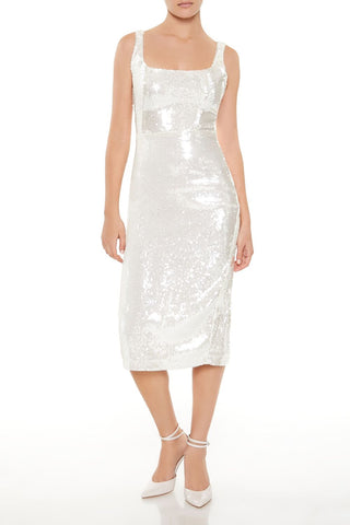 Sequin Bodycon Midi Tank Dress