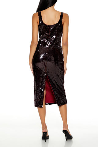 Forever 21 Sequin Bodycon Midi Tank Dress
