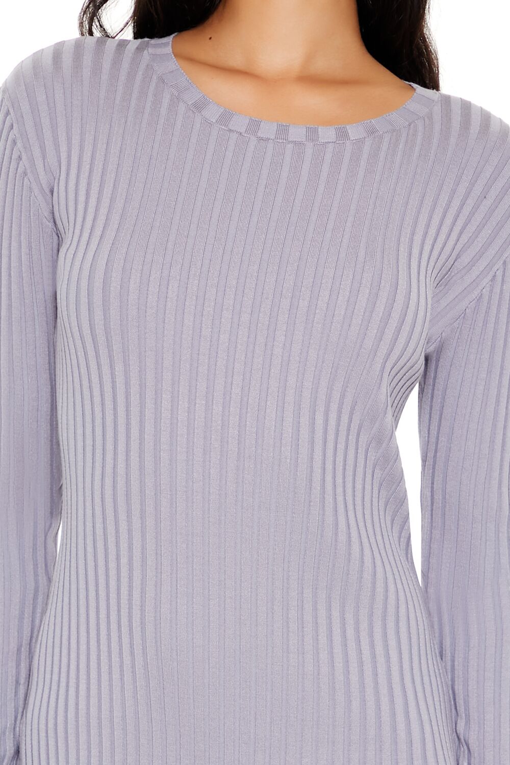  Forever 21 Bodycon Midi Sweater Dress - light-grey-swatch - Bonton