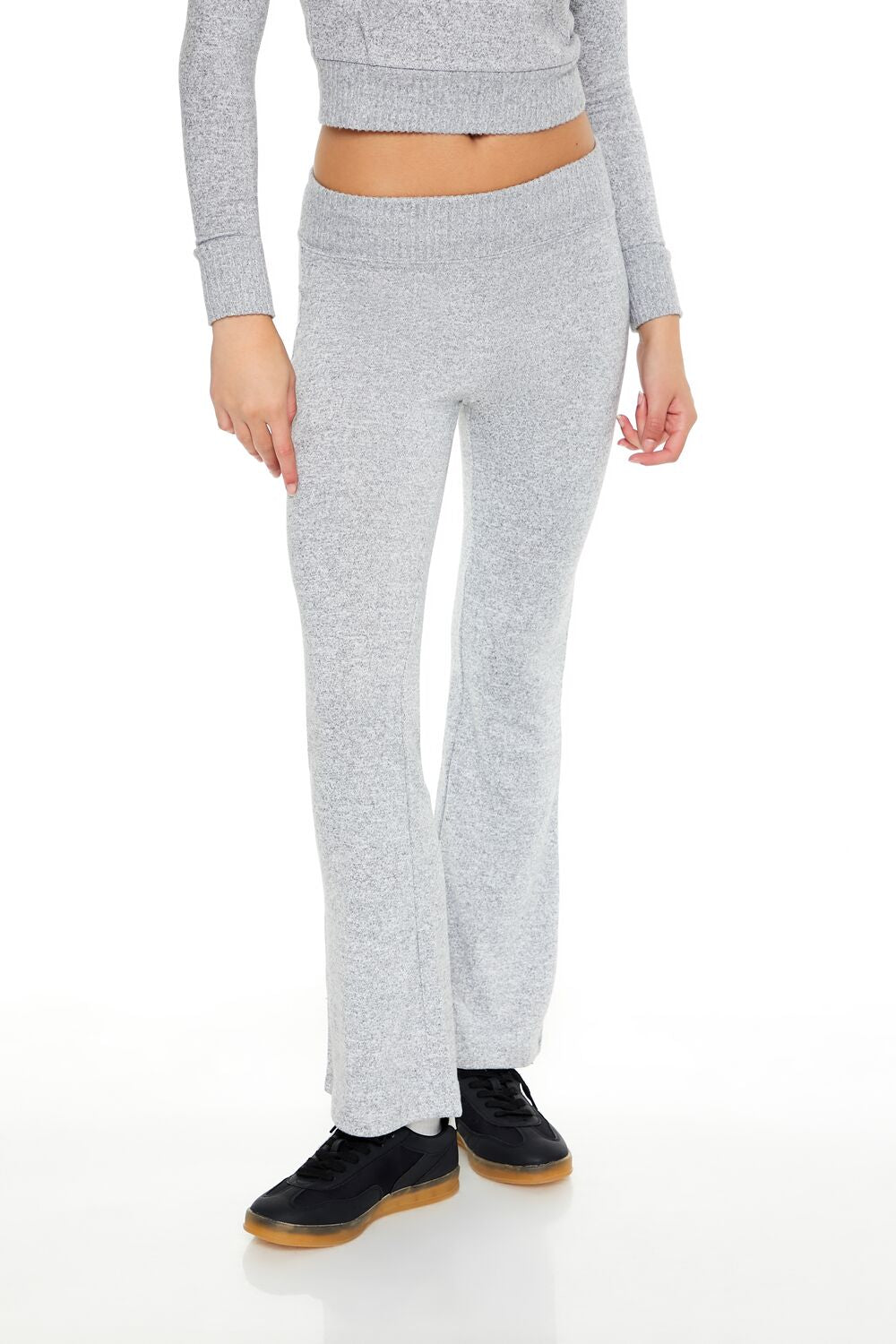  Forever 21 Mid-Rise Straight-Leg Pants - black - Bonton