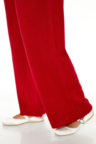 Plus Size Wide-Leg Sweater-Knit Pants