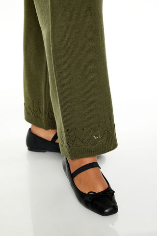 Plus Size Wide-Leg Sweater-Knit Pants