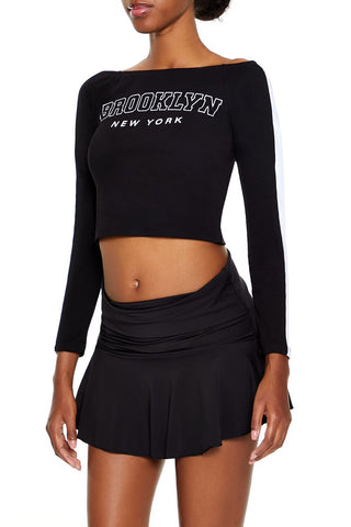 Brooklyn New York Crop Top
