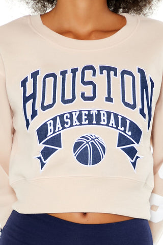 Houston Basketball Graphic Pullover