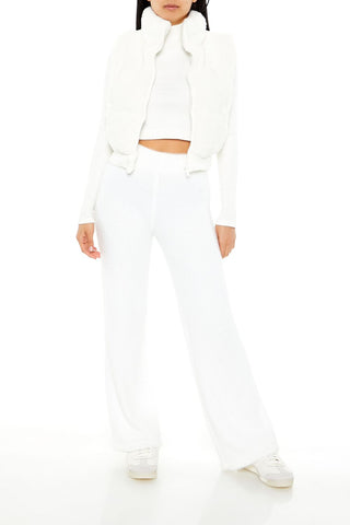 Faux Shearling Zip-Up Vest