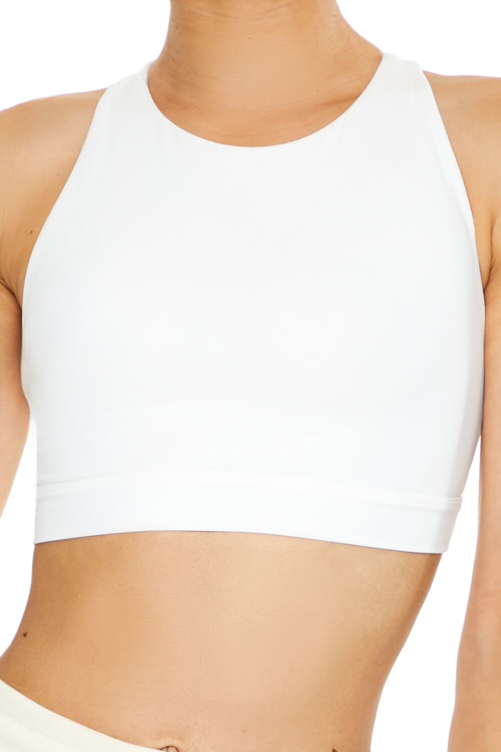  Forever 21 Crisscross Cutout Sports Bra - desert sand - Bonton
