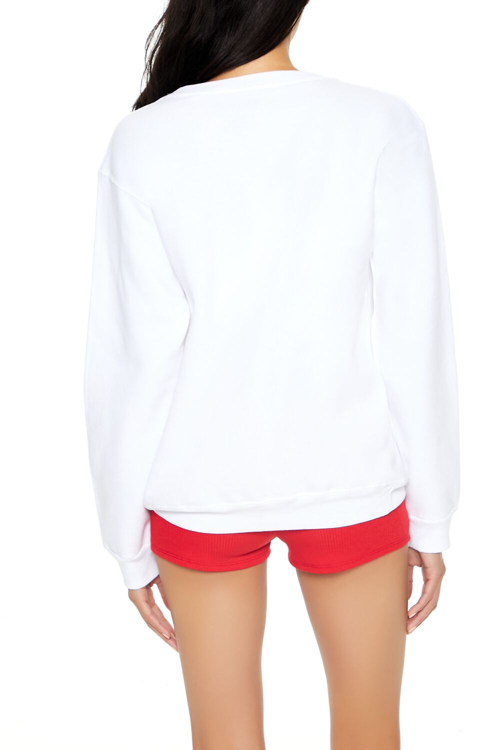  Forever 21 Sorrento & Napoli Tomatoes Pullover - white multi - Bonton