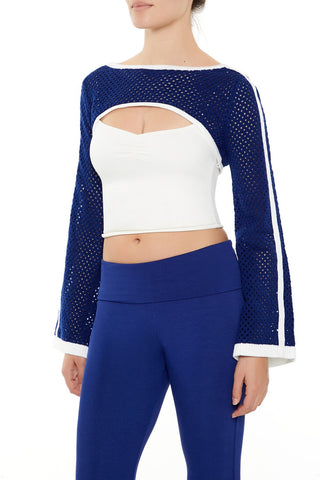 Netted Crochet Shrug Sweater